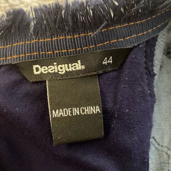 Desigual tweed/ jean dress, size 44(L) - Picture 10 of 14